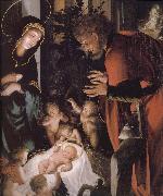 Hans Holbein The birth of Christ oil painting